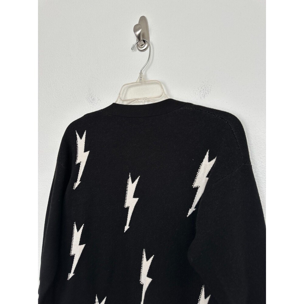 Sandro Juste Lightning Bolt Open Front Blazer Bea… - image 8